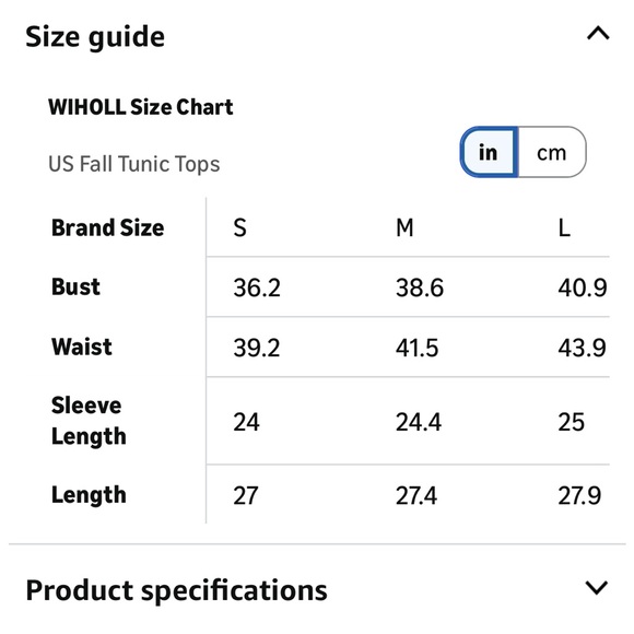 WIHOLL Long Sleeve Shirts V Neck Lightweight Sweaters Casual Tunic Tops Fashion - Picture 10 of 11